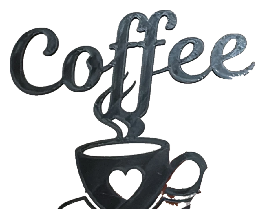 Adorno de pared de café 15 × 15 cm