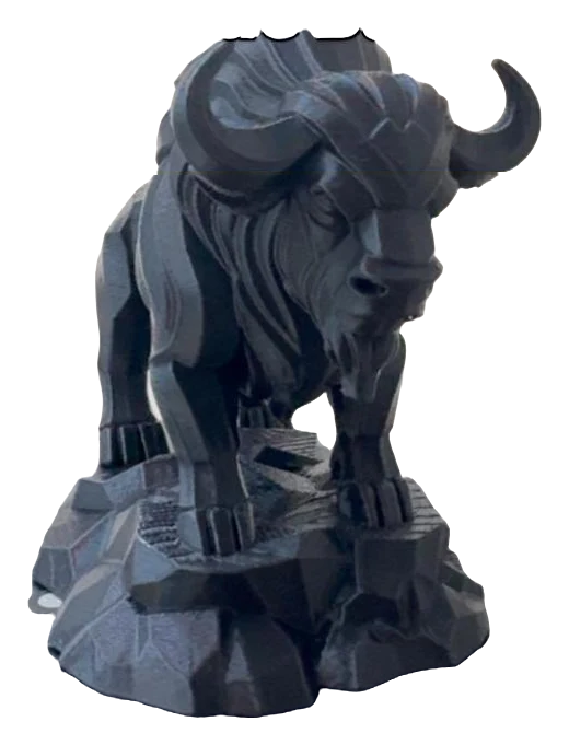 Figura de búfalo de 15 cm