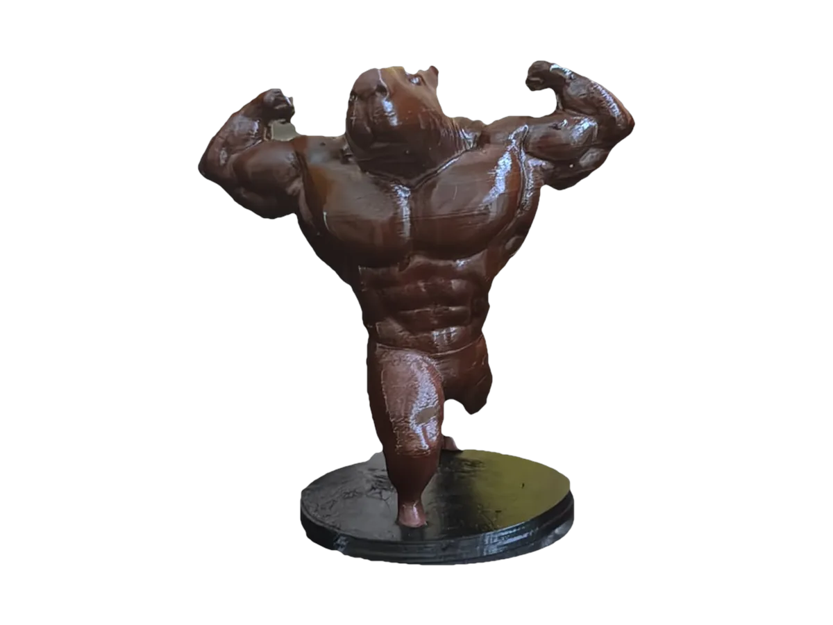 Figura de capibara de 12 cm