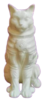 Figura de gato astronauta de 12 cm