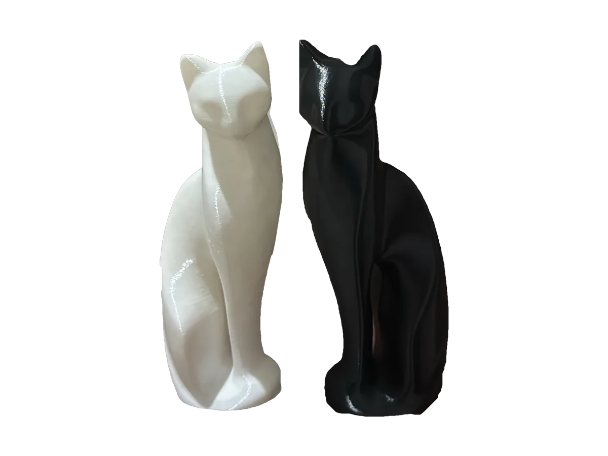 Figura de par de gatos de 12 cm