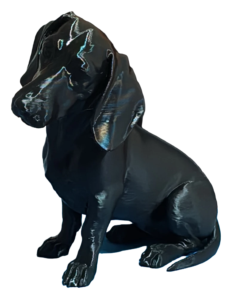 Figura de perro salchicha de 12 cm