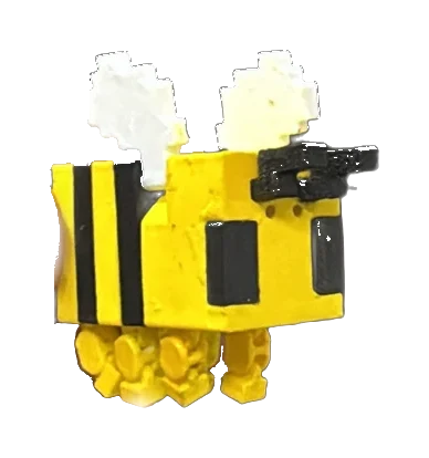 Llavero de abeja de Minecraft