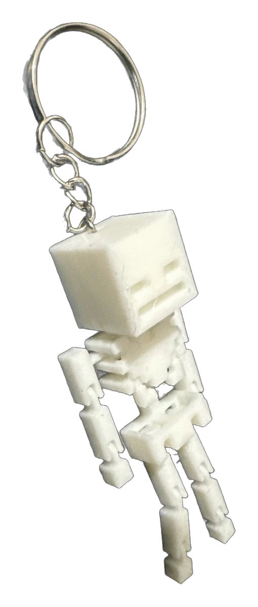 Llavero de esqueleto de Minecraft