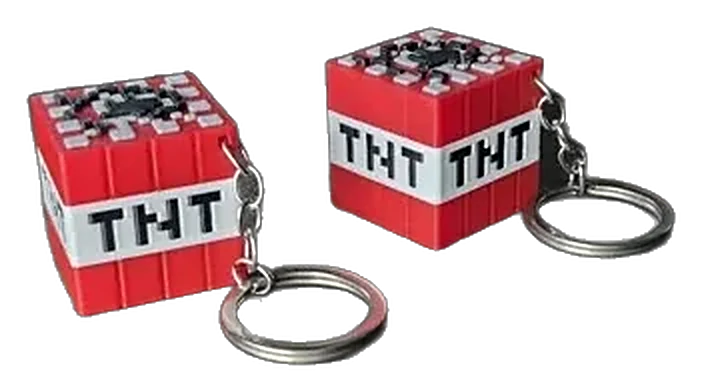 Llavero TNT de Minecraft