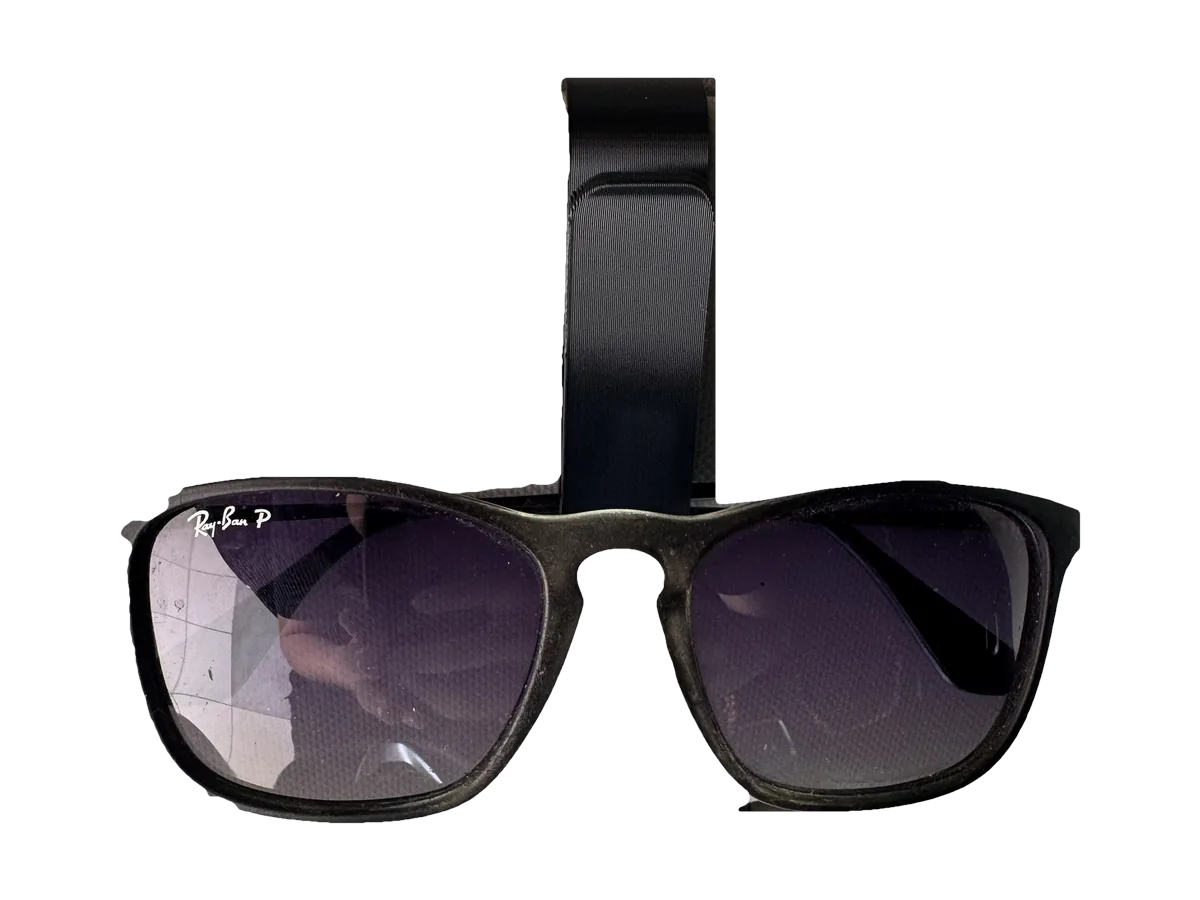 Soporte de gafas para visera del auto