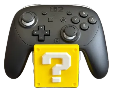 Soporte de mando de Nintendo Switch de bloque de Mario Bros