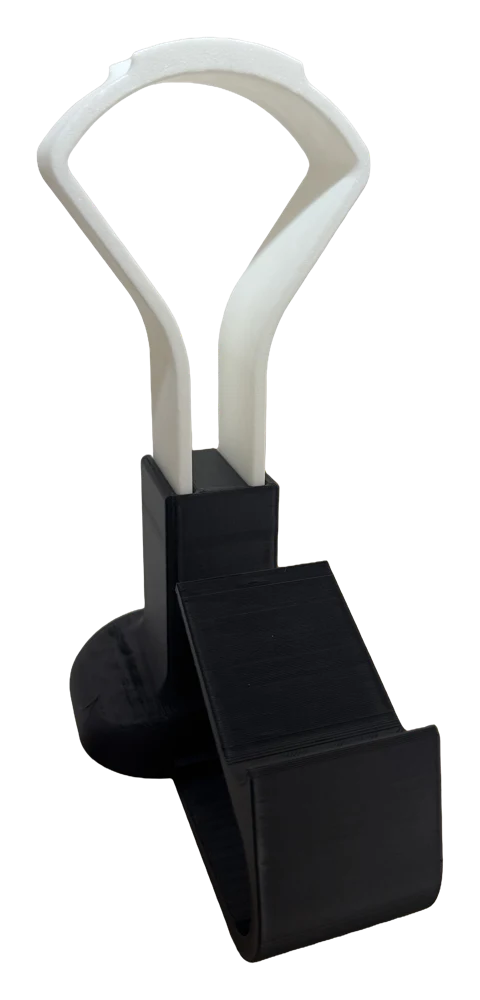 Soporte de mesa para 1 mando y 1 audífono