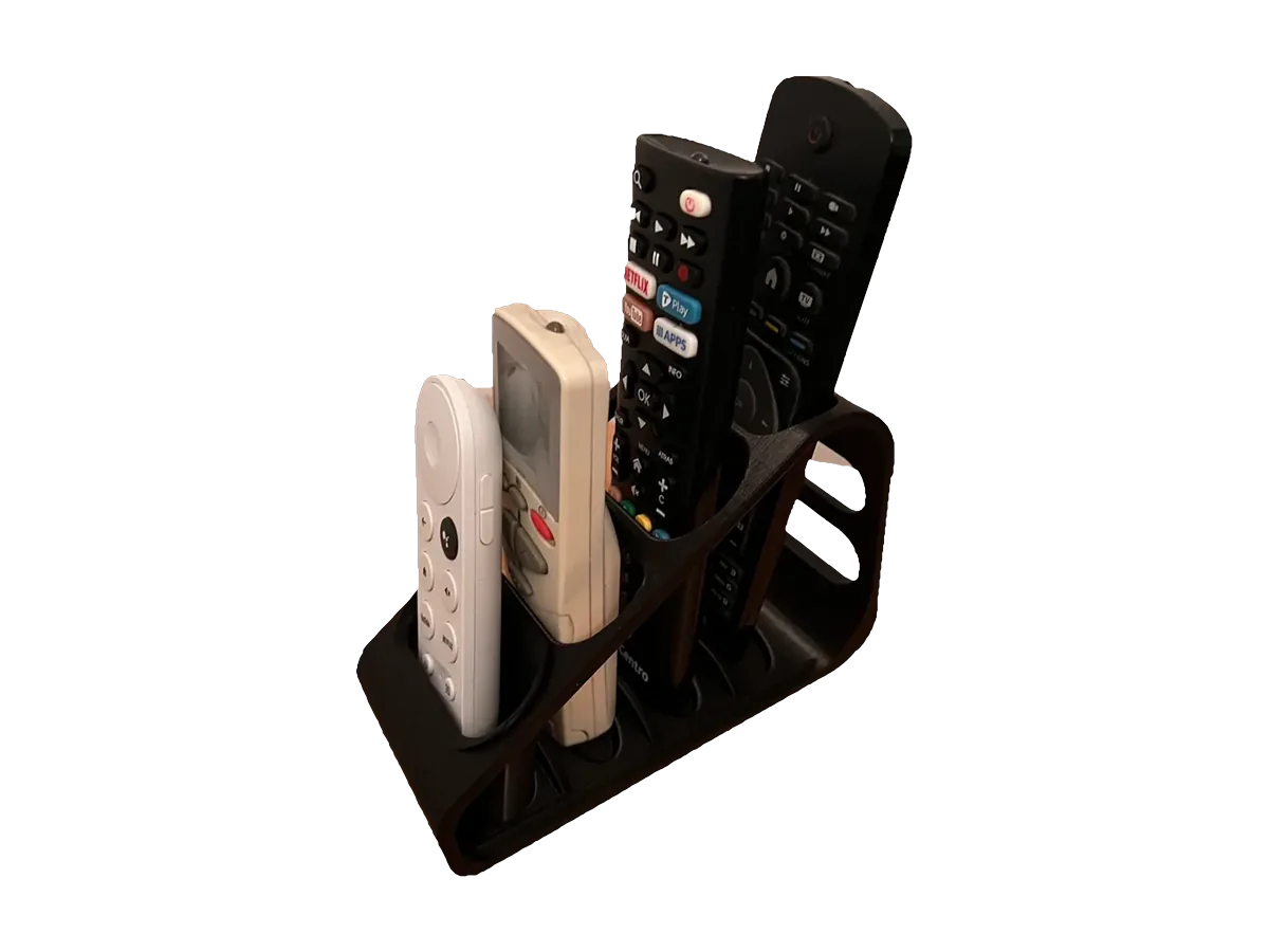 Soporte para 4 controles de TV y aire acondicionado