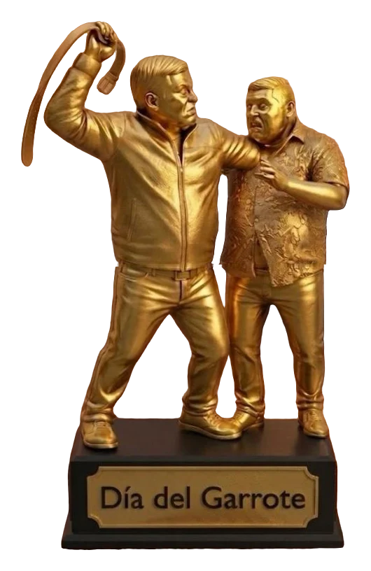 Trofeo del Día del Garrote de 15 cm