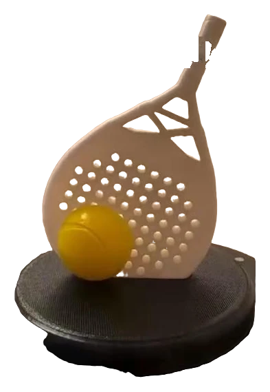 Trofeo de pádel de 15 cm