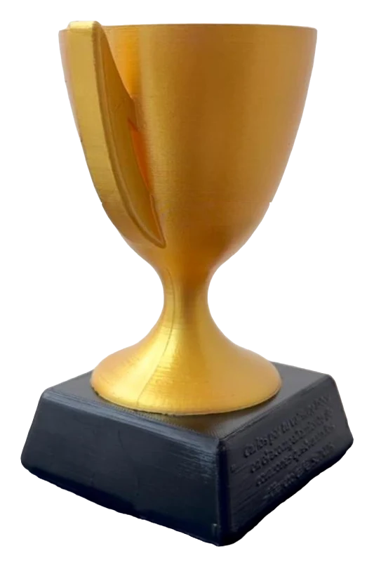 Trofeo personalizable de 15 cm